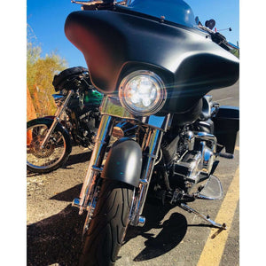 7" RRI Blazemaker V1 LED Headlight-LED Headlights-Rogue Rider Industries-Rogue Rider Industries for Harley Davidson Motorcycles