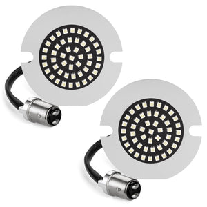 RRI SigZ Front LED 1157 Turn Signals - Running Lights for Flat Style Housings - Black Label Special Edition-LED Turn Signals-Rogue Rider Industries-No Lenses-Rogue Rider Industries for Harley Davidson Motorcycles