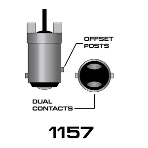 RRI SigZ Front LED 1157 Turn Signals - Running Lights for Flat Style Housings - Black Label Special Edition-LED Turn Signals-Rogue Rider Industries-Rogue Rider Industries for Harley Davidson Motorcycles