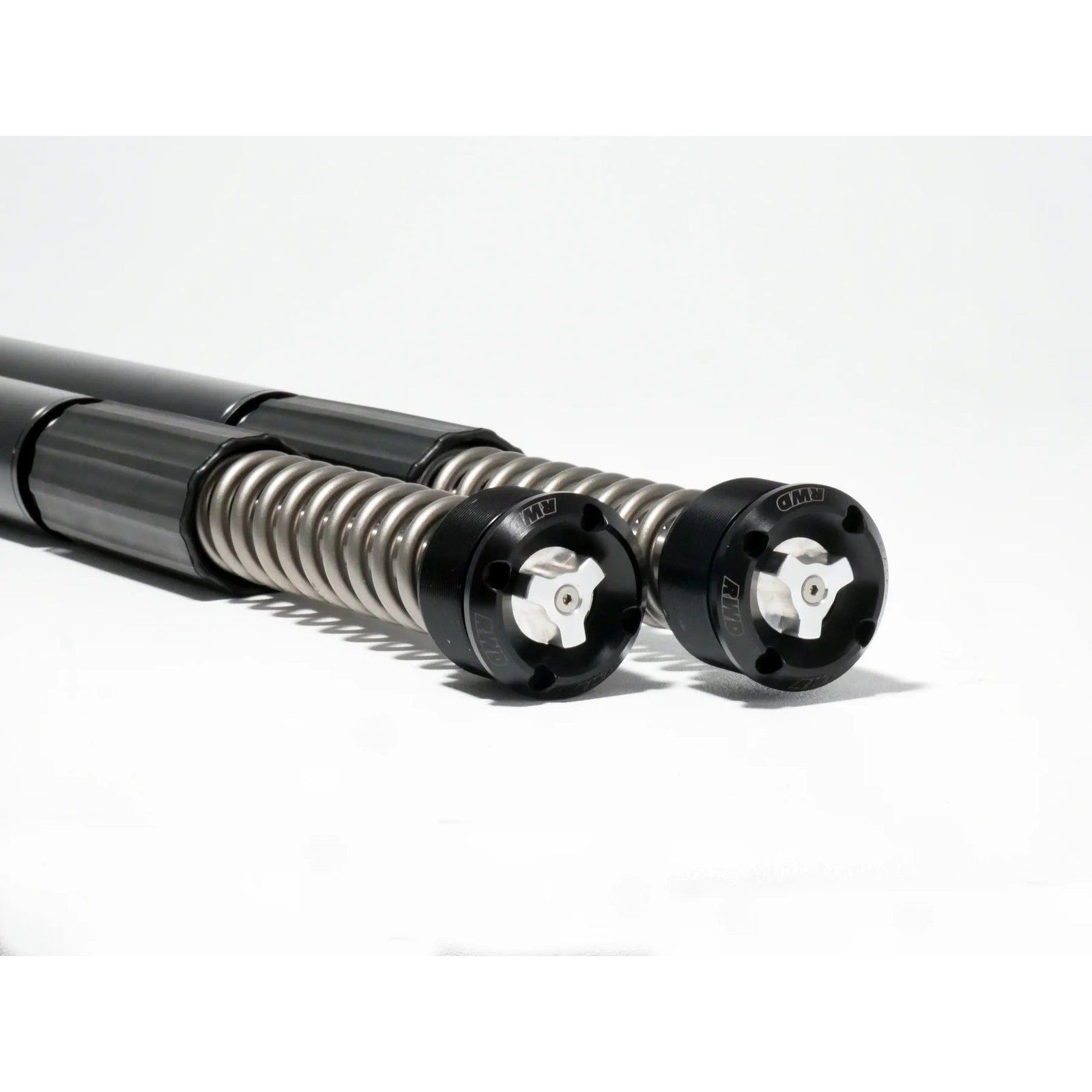 RWD RS-1F Adjustable Touring Cartridge Front Suspension 2014-2024-Frames and Suspension-Russ Wernimont Designs-Rogue Rider Industries for Harley Davidson Motorcycles