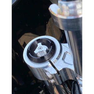 RWD RS-1F Adjustable Touring Cartridge Front Suspension 2014-2024-Frames and Suspension-Russ Wernimont Designs-Rogue Rider Industries for Harley Davidson Motorcycles