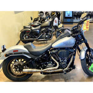 SAWICKI 930-01238 2-1 CANNON SHORTY BRUSHED STAINLESS EXHAUST SOFTAIL M8 17-23