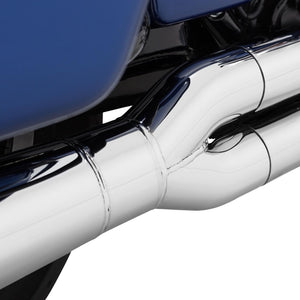 Vance & Hines Pro Pipe Chrome Exhaust System - Touring 2017-2022-Exhaust-Vance & Hines-Rogue Rider Industries for Harley Davidson Motorcycles