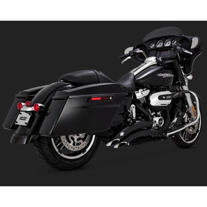 Vance and Hines Big Radius 2 into 2 Black or Chrome Exhaust for M8 Touring-Exhaust-Vance & Hines-Rogue Rider Industries for Harley Davidson Motorcycles