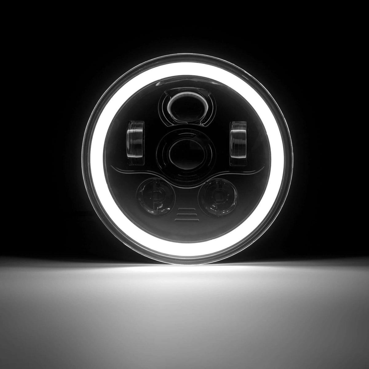 7&quot; RRI Blazemaker V1 Halo LED Headlight-LED Headlights-Rogue Rider Industries-Rogue Rider Industries for Harley Davidson Motorcycles