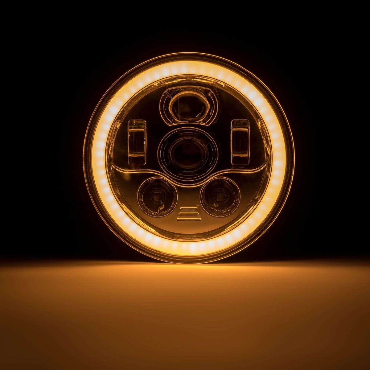 7&quot; RRI Blazemaker V1 Halo LED Headlight-LED Headlights-Rogue Rider Industries-Rogue Rider Industries for Harley Davidson Motorcycles