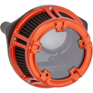 Arlen Ness Air Cleaner - Method Clear Sucker - 2017-2023 Harley M8-Air-Arlen Ness-Orange-Rogue Rider Industries for Harley Davidson Motorcycles