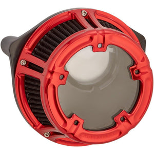 Arlen Ness Air Cleaner - Method Clear Sucker - 2017-2023 Harley M8-Air-Arlen Ness-Red-Rogue Rider Industries for Harley Davidson Motorcycles