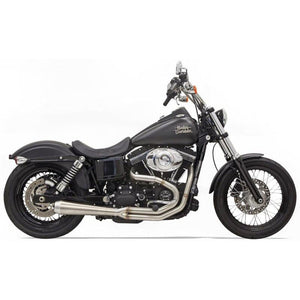 Bassani Road Rage 3 - Stainless - 2-1 Exhaust for Dyna 1991-2017-Exhaust-Bassani-Rogue Rider Industries for Harley Davidson Motorcycles