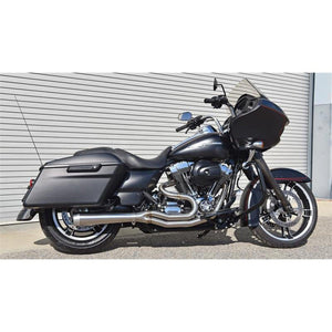 Bassani Short Road Rage 3 - Stainless - 2-1 Exhaust for Touring 2007-2016-Exhaust-Bassani-Rogue Rider Industries for Harley Davidson Motorcycles