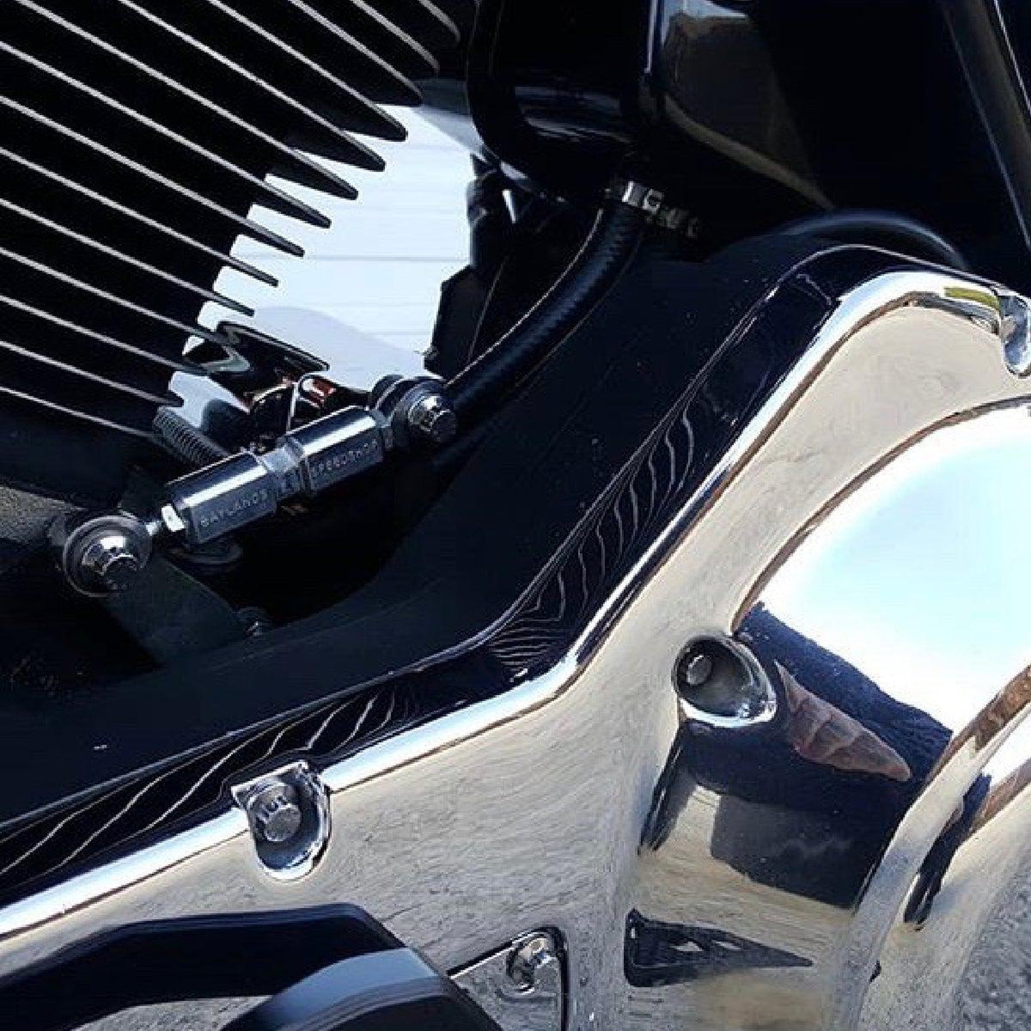 【感謝価格】 Shift Control Mid - Shop Speed Baylands Linkage Industries Rider Rogue - Softails  M8 and FXR Dyna, for Rod パーツ