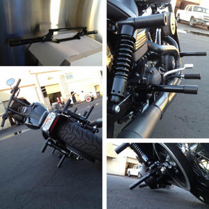 Bung King Highway Passenger Peg Crash Bar Late Dyna-Bike Protection-Bung King-Rogue Rider Industries for Harley Davidson Motorcycles