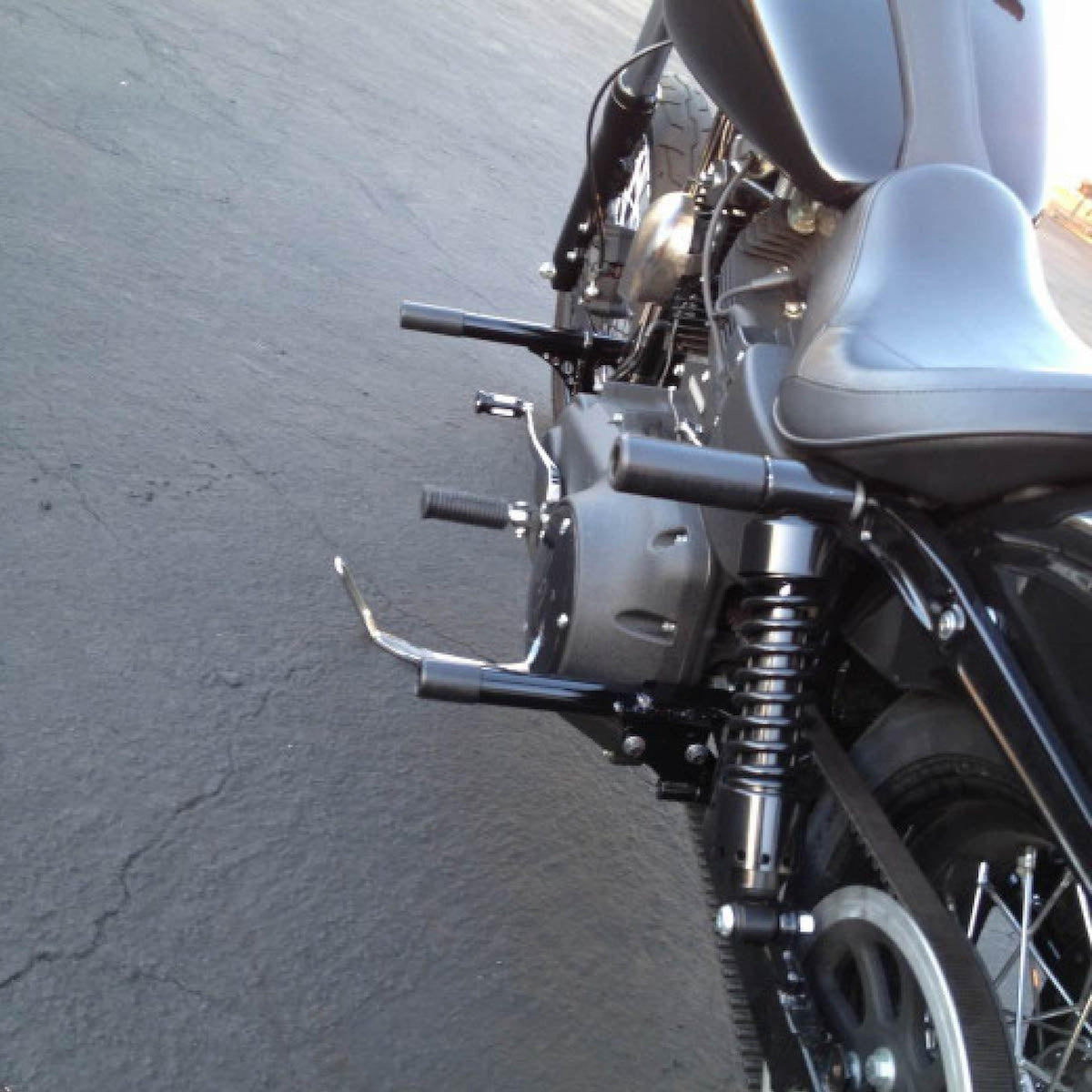 Bung King Highway Passenger Peg Crash Bar Late Dyna-Bike Protection-Bung King-Rogue Rider Industries for Harley Davidson Motorcycles