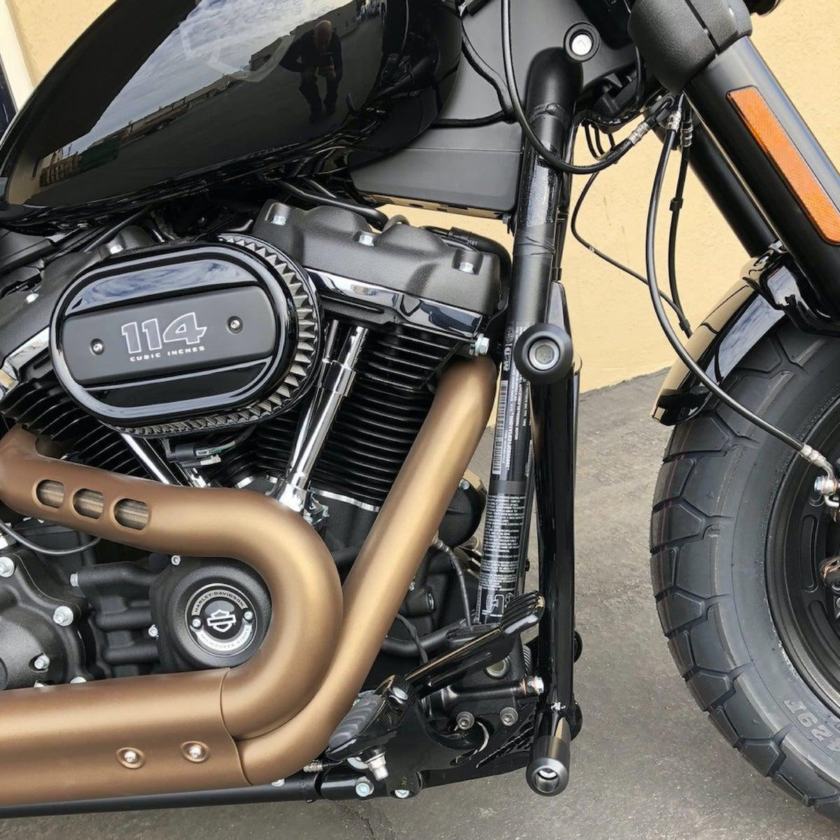 Bung King Highway Peg 2-Step Crash Bar 2018-2023 Softail-Bike Protection-Bung King-Rogue Rider Industries for Harley Davidson Motorcycles