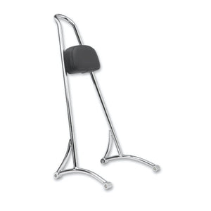 Burly Brand Tall Sissy Bar For Harley Sportster 1996-2003-Sissy Bar-Burly Brand-Chrome-Rogue Rider Industries for Harley Davidson Motorcycles