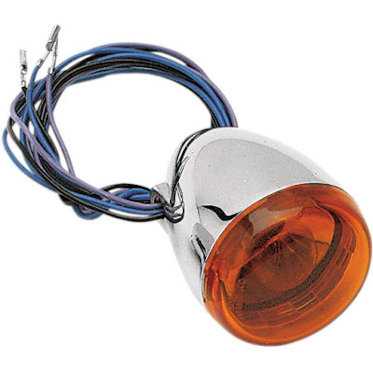 Chris Products Bullet 1157 Turn Signal Housing Assembly Hollow Bolt Mount - Deuce Style 8501A-LED Turn Signals-Chris Products-Rogue Rider Industries for Harley Davidson Motorcycles