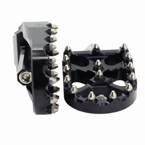 Flo Motorsports V2 MX Style Foot Peg Set for Harley Davidson FXD FXR XL Rogue Rider Industries