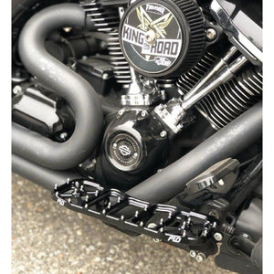 Flo Motorsports V5 Bagger / Touring Floorboards for Harley Davidson-Hand & Foot Controls-Flo Motorsports-Black-Rogue Rider Industries for Harley Davidson Motorcycles