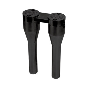 Forbidden Motorcycles FM Handlebar Risers-Risers-Forbidden Motorcycles-9"-Anodized Black-No-Rogue Rider Industries for Harley Davidson Motorcycles