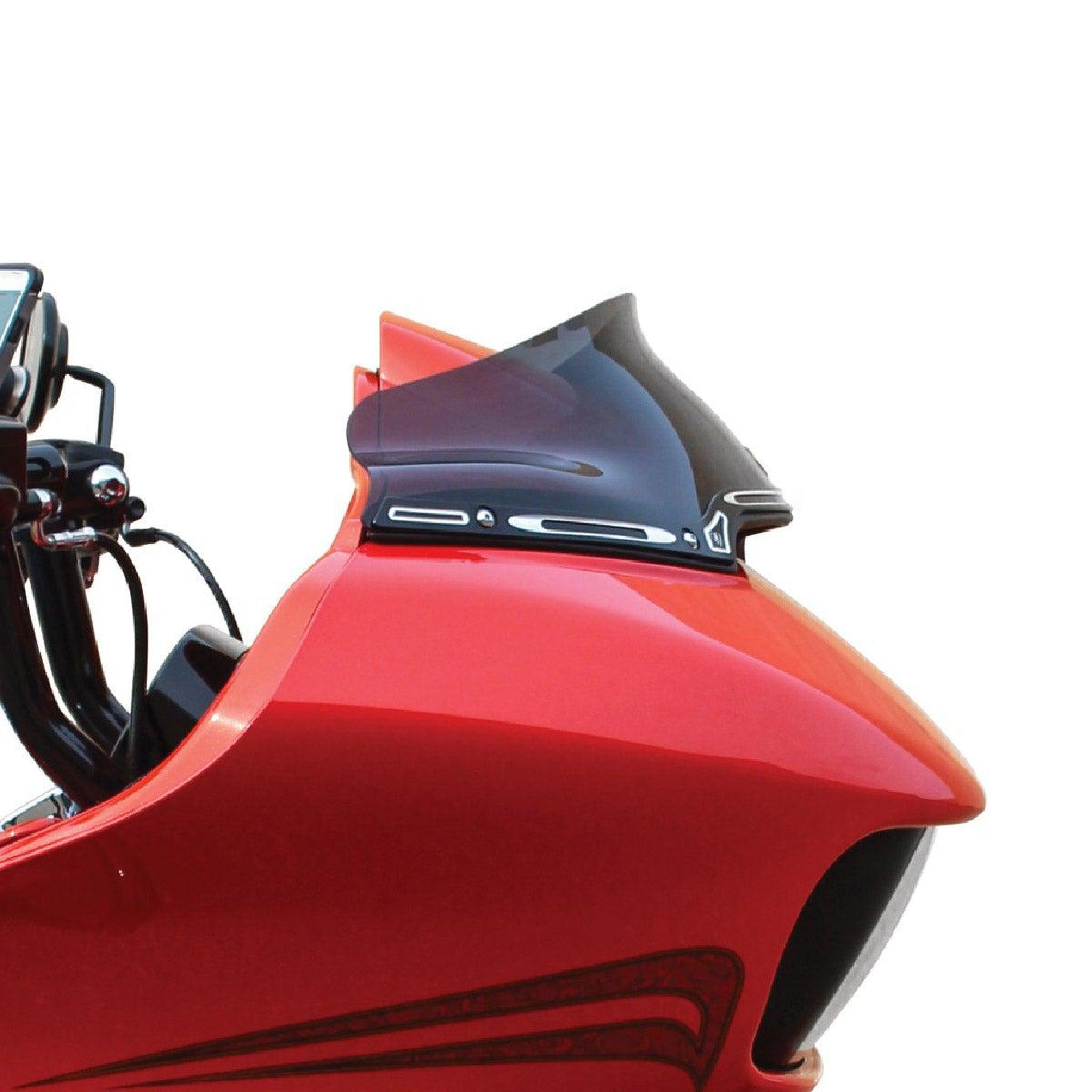 13 Smoke Black Wave Windshield Windscreen For Harley Road Glide FLTR 13 Smoke Black Wave Windshield Windscreen For Harley Road Glide FLTR