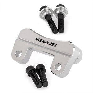 Kraus Raptor 1 1/2 in Pull Back Plate-Handlebars-Kraus Motor Co.-All Touring / 18 and Up Softail-Polished-Rogue Rider Industries for Harley Davidson Motorcycles
