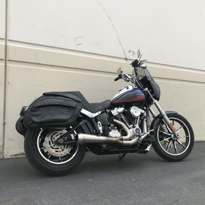 Leather Pros Retro Series V3 2018+ Softail Saddlebags-Luggage-Leather Pros-Rogue Rider Industries for Harley Davidson Motorcycles