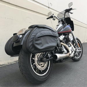 Leather Pros Retro Series V3 2018+ Softail Saddlebags-Luggage-Leather Pros-Rogue Rider Industries for Harley Davidson Motorcycles
