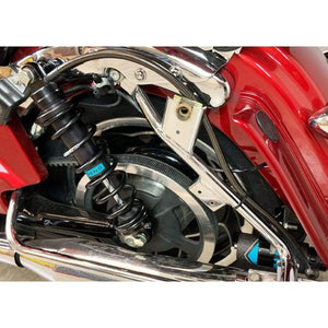 Legend Revo-ARC Remote Reservoir Touring Coil Suspension 1999-2022-Frames and Suspension-Legend Suspensions-'09-'13-13"-Standard-Rogue Rider Industries for Harley Davidson Motorcycles