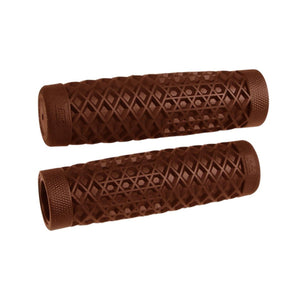 ODI Vans x Cult Crew Grips-Hand & Foot Controls-ODI Grips-7/8"-Brown-Rogue Rider Industries for Harley Davidson Motorcycles