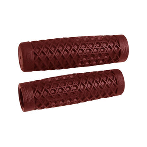 ODI Vans x Cult Crew Grips-Hand & Foot Controls-ODI Grips-7/8"-Ox Blood-Rogue Rider Industries for Harley Davidson Motorcycles