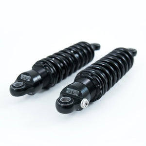 Öhlins S36 Blackline Twin Shocks for Touring FLH/FLT 1990-2022-Frames and Suspension-Ohlins-Rogue Rider Industries for Harley Davidson Motorcycles