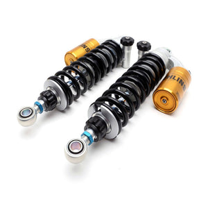 Öhlins S36 Twin Piggyback Shocks for Dyna 1991-2017-Frames and Suspension-Ohlins-Rogue Rider Industries for Harley Davidson Motorcycles