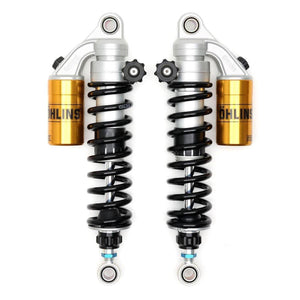 Öhlins S36 Twin Piggyback Shocks for Dyna 1991-2017-Frames and Suspension-Ohlins-Rogue Rider Industries for Harley Davidson Motorcycles