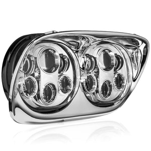 RRI Blazemaker Road Glide LED Headlight Kit-LED Headlights-Rogue Rider Industries-Chrome-Rogue Rider Industries for Harley Davidson Motorcycles