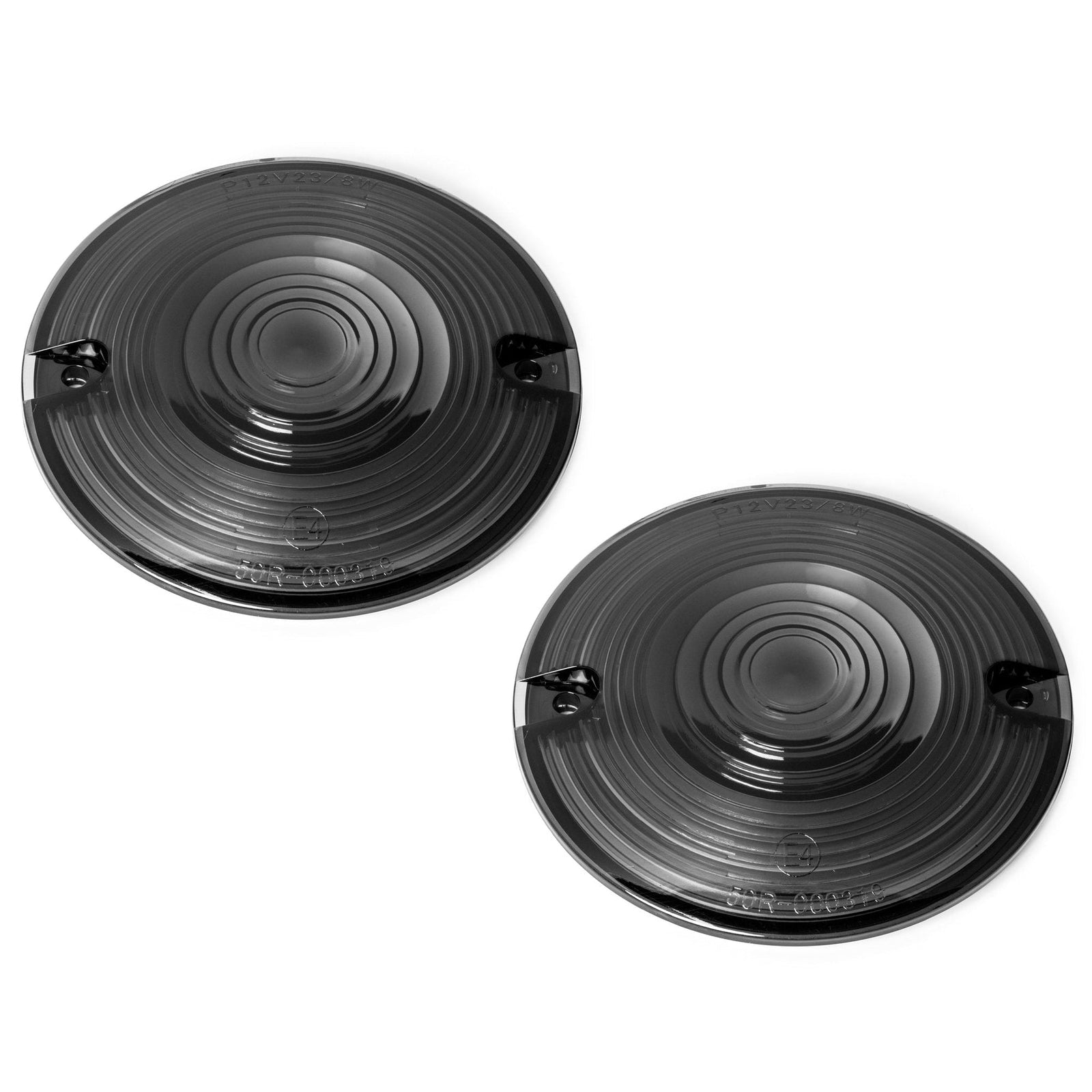 RRI SigZ Front LED 1157 Turn Signals - Running Lights for Flat Style Housings - Black Label Special Edition-LED Turn Signals-Rogue Rider Industries-Dark Smoked Lenses - $5.00-Rogue Rider Industries for Harley Davidson Motorcycles