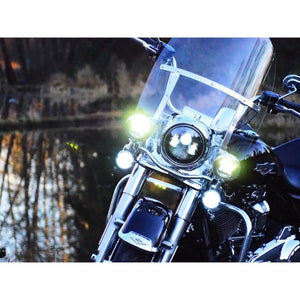 RRI SigZ Front LED 1157 Turn Signals - Running Lights for Flat Style Housings - Black Label Special Edition-LED Turn Signals-Rogue Rider Industries-Rogue Rider Industries for Harley Davidson Motorcycles