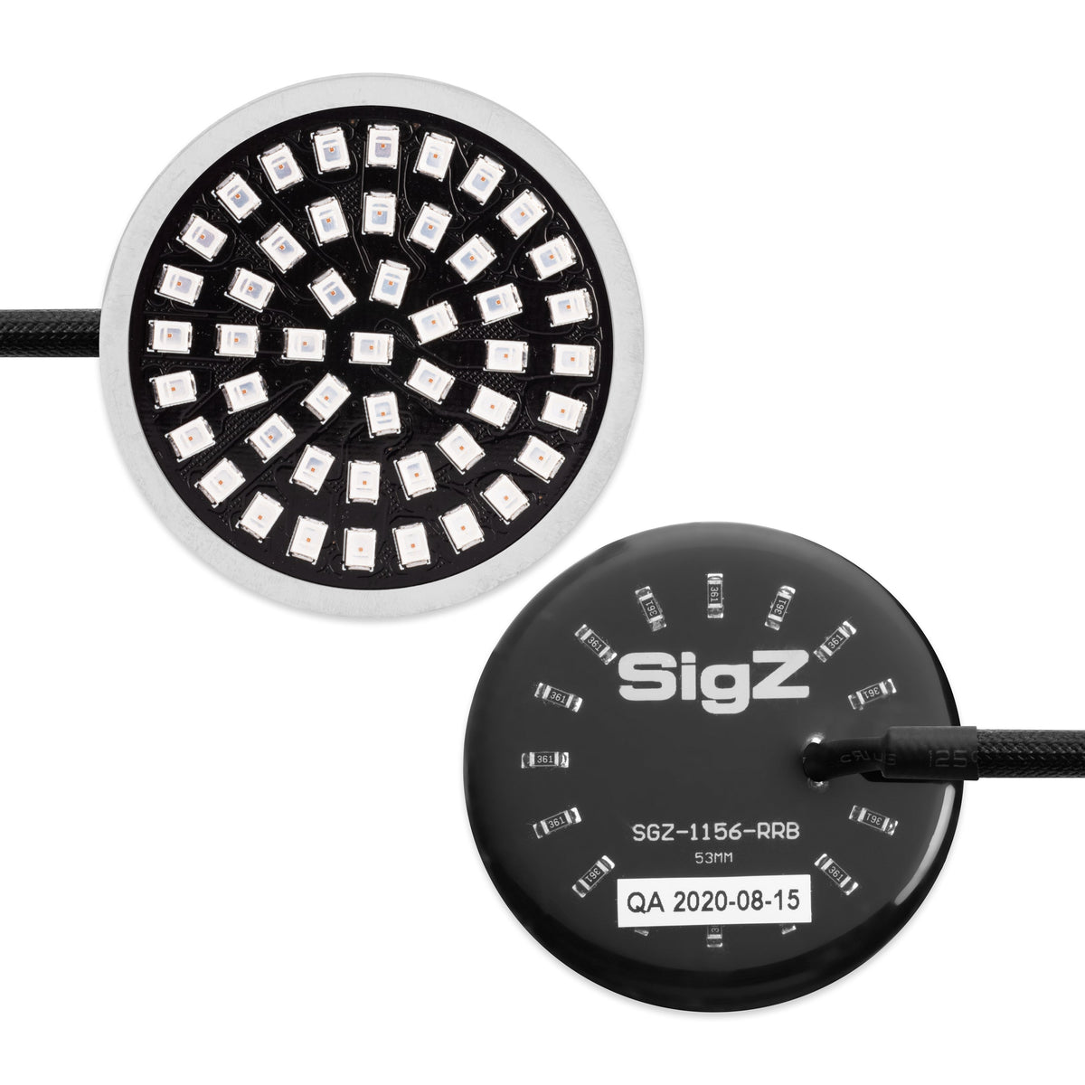 RRI SigZ Rear LED Turn Signals - Black Label Special Edition-LED Turn Signals-Rogue Rider Industries-Rogue Rider Industries for Harley Davidson Motorcycles