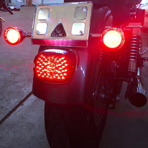 RRI SigZ Rear LED Turn Signals - White Label Edition-LED Turn Signals-Rogue Rider Industries-Rogue Rider Industries for Harley Davidson Motorcycles