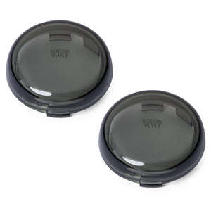 RRI Smoked Lens Kit for Harley Bullet Style Turn Signals