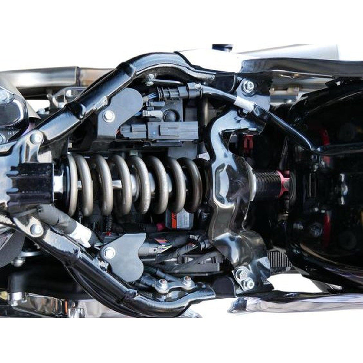 RWD 13.5&quot; RS-1 Adjustable M-Eight Softail Suspension 2018-2024-Frames and Suspension-Russ Wernimont Designs-Rogue Rider Industries for Harley Davidson Motorcycles