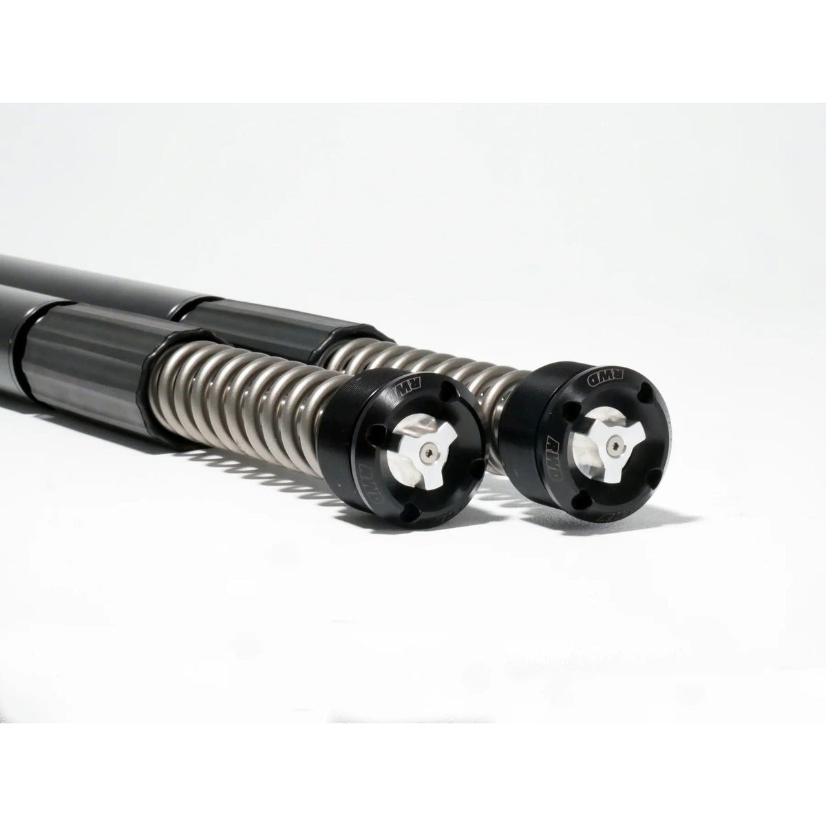 RWD RS-1F Adjustable Touring Cartridge Front Suspension 2014-2024-Frames and Suspension-Russ Wernimont Designs-Rogue Rider Industries for Harley Davidson Motorcycles