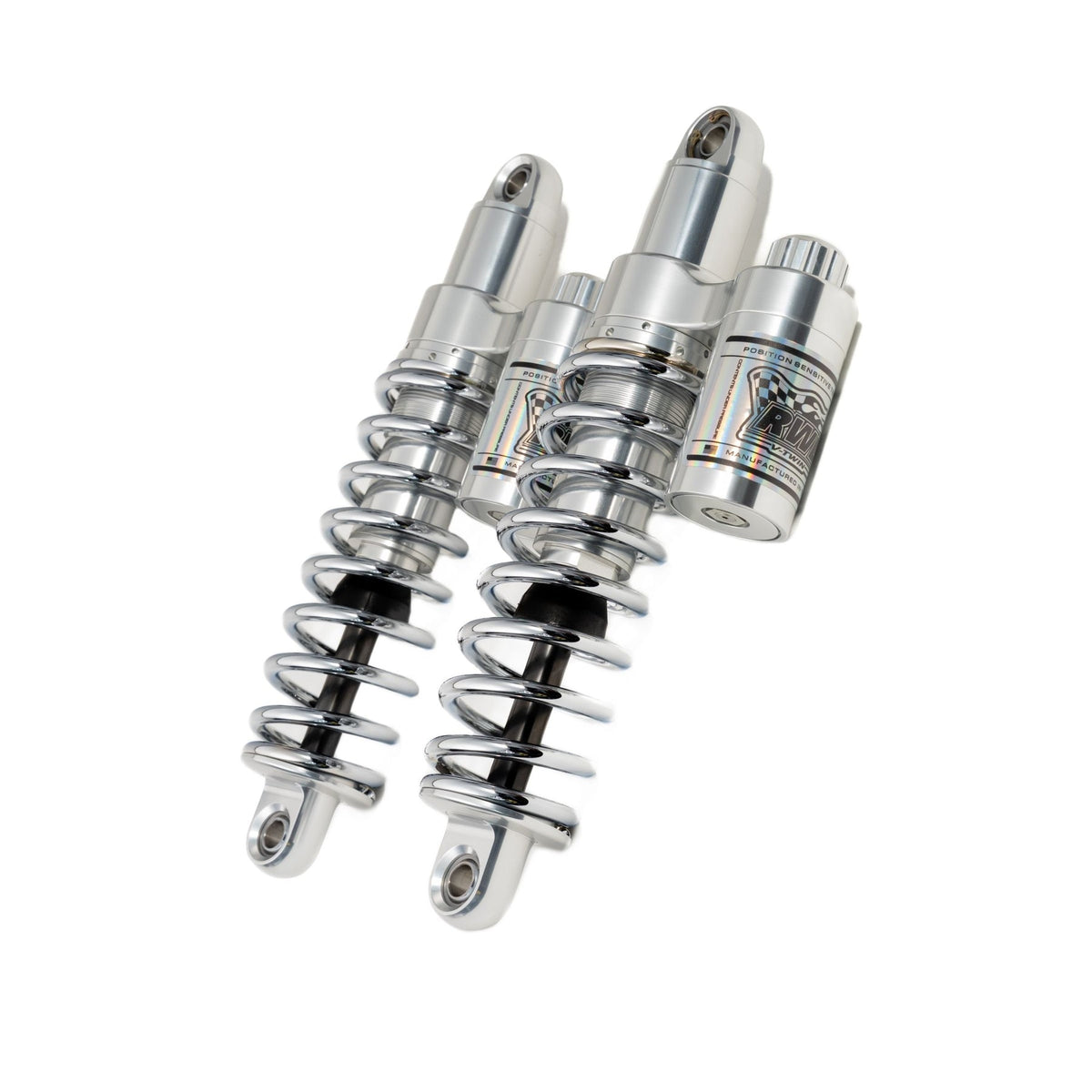 RWD RS-2 Piggy Back Adjustable Dyna Coil Suspension 1991-2017 (Polished Body / Chrome Springs)