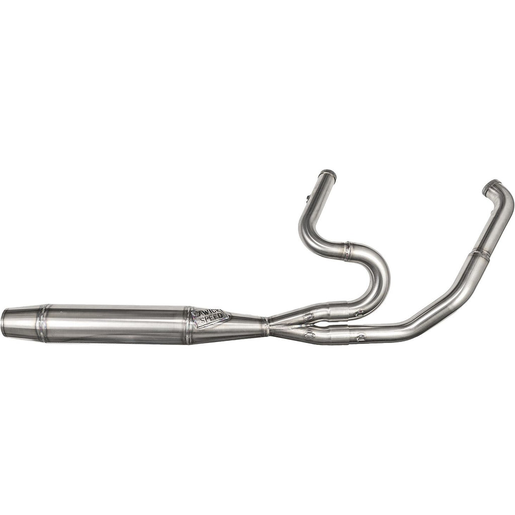 SAWICKI 930-01223 MID LEGNTH BRUSHED STAINLESS FULL EXHAUST SYSTEM
