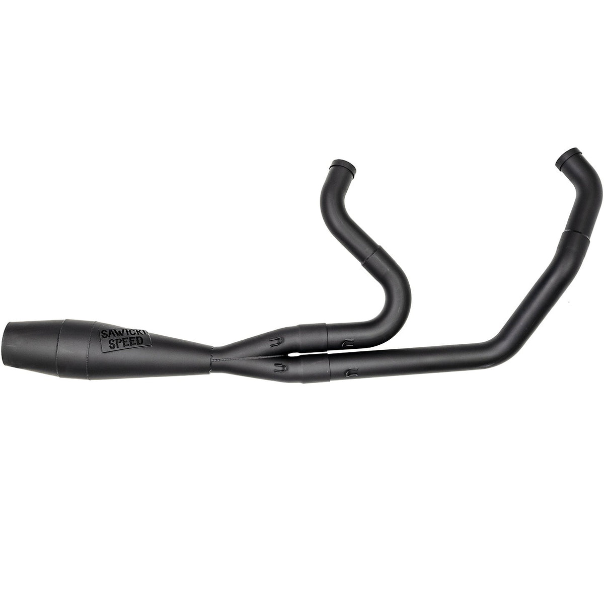 SAWICKI 930-01239 2:1 BLACK SHORTY CANNON EXHAUST M8 SOFTAIL 18-22