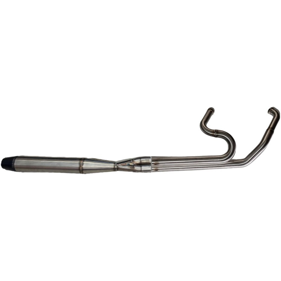 SAWICKI SPEED 930-01080 BRUSHED SS 2:1 FULL EXHAUST M8 FL BAGGER 17-22