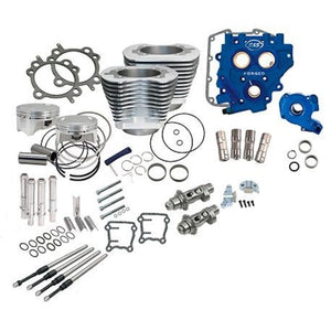 S&S 100/110" Power Package for 1999-2017 Harley-Davidson Big Twins-Engine Components-S&S CYCLE-110" 2007-'17 except '17 Touring-Silver-Chain-Rogue Rider Industries for Harley Davidson Motorcycles