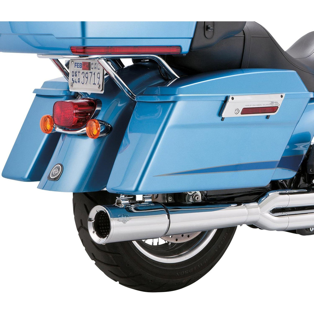 Vance &amp; Hines Pro Pipe Chrome Exhaust System - Touring 2010-2016-Exhaust-Vance &amp; Hines-Rogue Rider Industries for Harley Davidson Motorcycles