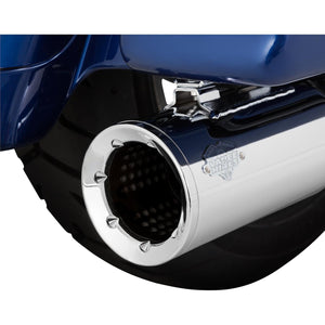 Vance & Hines Pro Pipe Chrome Exhaust System - Touring 2017-2022-Exhaust-Vance & Hines-Rogue Rider Industries for Harley Davidson Motorcycles